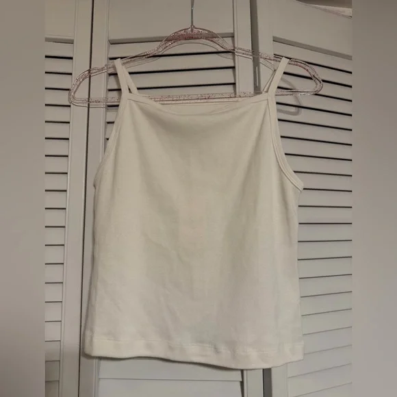 NWT DÔEN “Angie” Square Neck Tank in Salt / M - Picture 4 of 7